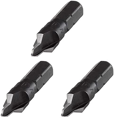 wolfcraft Bohrsenker WS Ø 3-8 mm I 2546000 I 2-in-1-Produkt: Vorbohrer und Senker, 3er Pack von wolfcraft