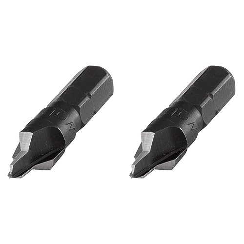 wolfcraft Bohrsenker WS Ø 3-8 mm I 2546000 I 2-in-1-Produkt: Vorbohrer und Senker (Packung mit 2) von wolfcraft
