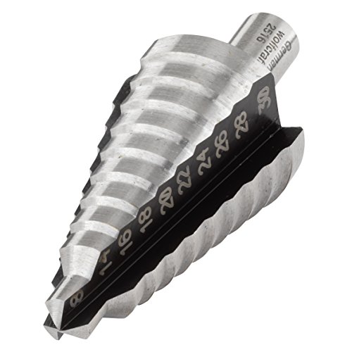 wolfcraft Stufenbohrer HSS, Rundschaft I 2516000 I Für stufenweises Aufbohren und Entgraten von Metall und Kunststoff I Stufendurchmesser Ø 8-30mm I Arbeitslänge: 52,5mm I Schaft: Ø 10 mm wolfcraft Stufenbohrer HSS, Rundschaft I 2516000 I Für stufenweises Aufbohren und Entgraten von Metall und Kunststoff I Stufendurchmesser Ø 8-30mm I Arbeitslänge: 52,5mm I Schaft: Ø 10 mm von wolfcraft