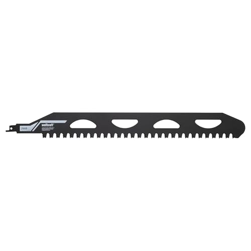 wolfcraft Säbelsägeblatt, 365 mm - 2668000 - Für grobe, gerade Schnitte durch Porenbeton und Hohlziegel - Made in Germany - lange Standzeit wolfcraft Säbelsägeblatt, 365 mm - 2668000 - Für grobe, gerade Schnitte durch Porenbeton und Hohlziegel - Made in Germany - lange Standzeit von wolfcraft