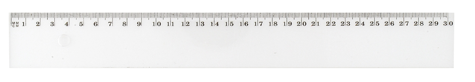 Wonday Flachlineal, 400 mm, aus Kunststoff von wonday