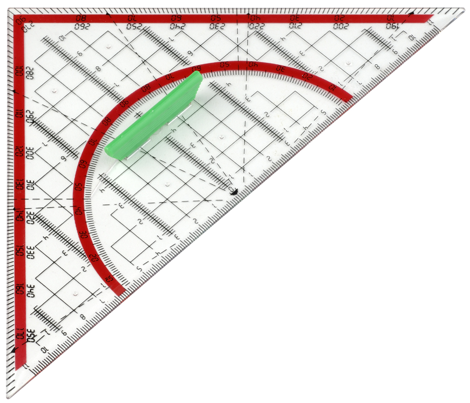 Wonday Geometriedreieck, Hypotenuse: 240 mm von wonday