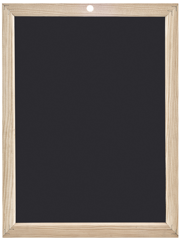 Wonday Schreibtafel, blanko, (B)260 x (H)340 mm, schwarz von wonday