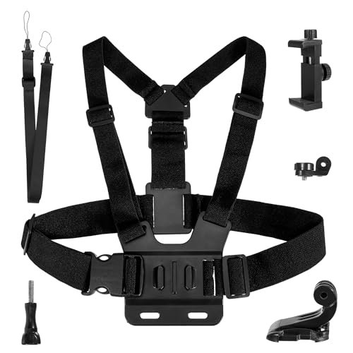 Handy Brusthalterung Brustgurthalter Verstellbarer Brustgurt Handyhalterung mit Anti-Shake-Seil Chest Mount für GoPro Hero 13 12 11 10 9 8 7 6 5 für DJI OSMO und die Meisten Handys Handy Brusthalterung Brustgurthalter Verstellbarer Brustgurt Handyhalterung mit Anti-Shake-Seil Chest Mount für GoPro Hero 13 12 11 10 9 8 7 6 5 für DJI OSMO und die Meisten Handys von worahroe