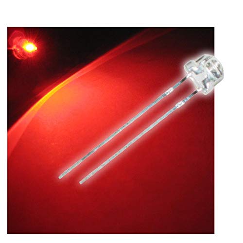 world-trading-net - 10 LED 4,8mm rot Flachkopf Typ WTN-48-1600r red, Leuchtdiode, bedrahtet, Diode Leuchtend, als Bauteil von world-trading-net