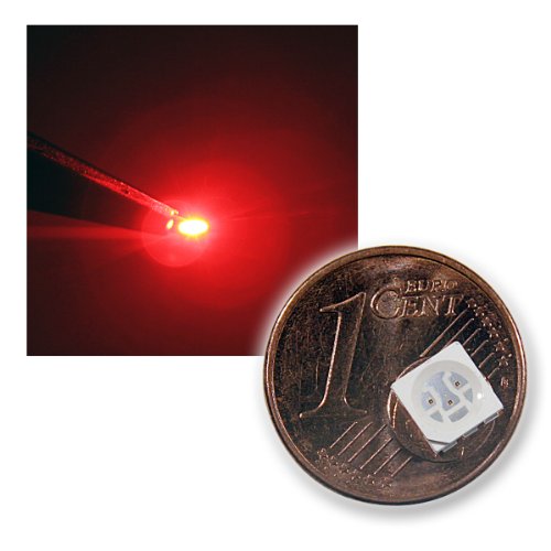 world-trading-net - 10 SMD LEDs 5050 Rot, 3-Chip, Highpower 610-630nm von world-trading-net