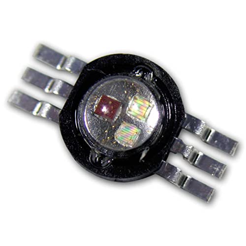 world-trading-net - 10 Stück Highpower LED Chip 3W RGB, rot grün blau, ohne Platine, breiter Abstrahlwinkel von world-trading-net