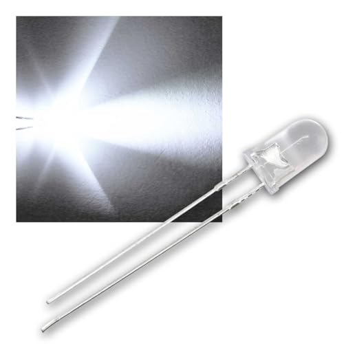 world-trading-net - 100 LEDs 5mm wasserklar weiß Typ WTN-5-19000pw, Leuchtdiode, bedrahtet, Diode Leuchtend, als Bauteil world-trading-net - 100 LEDs 5mm wasserklar weiß Typ WTN-5-19000pw, Leuchtdiode, bedrahtet, Diode Leuchtend, als Bauteil von world-trading-net