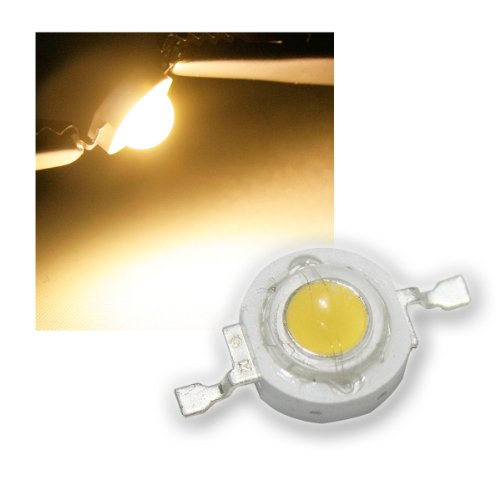 world-trading-net - 10er Set Highpower LED Chips 3W warmweiß, superhell, ohne Platine, breiter Abstrahlwinkel world-trading-net - 10er Set Highpower LED Chips 3W warmweiß, superhell, ohne Platine, breiter Abstrahlwinkel von world-trading-net