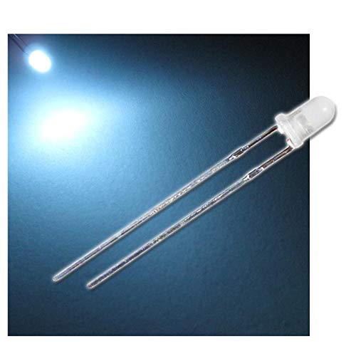 world-trading-net - 25 LEDs 3mm diffus pur-weiß Typ WTN-3-3100pw, Leuchtdiode, bedrahtet, Diode Leuchtend, als Bauteil world-trading-net - 25 LEDs 3mm diffus pur-weiß Typ WTN-3-3100pw, Leuchtdiode, bedrahtet, Diode Leuchtend, als Bauteil von world-trading-net