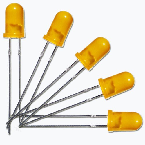 world-trading-net - 25 LEDs 5mm diffus orange/Amber Typ WTN-5-1800o von world-trading-net