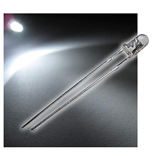 world-trading-net - 50 LEDs 3mm wasserklar pw Typ WTN-3-10000pw, Leuchtdiode, bedrahtet, Diode Leuchtend, als Bauteil world-trading-net - 50 LEDs 3mm wasserklar pw Typ WTN-3-10000pw, Leuchtdiode, bedrahtet, Diode Leuchtend, als Bauteil von world-trading-net