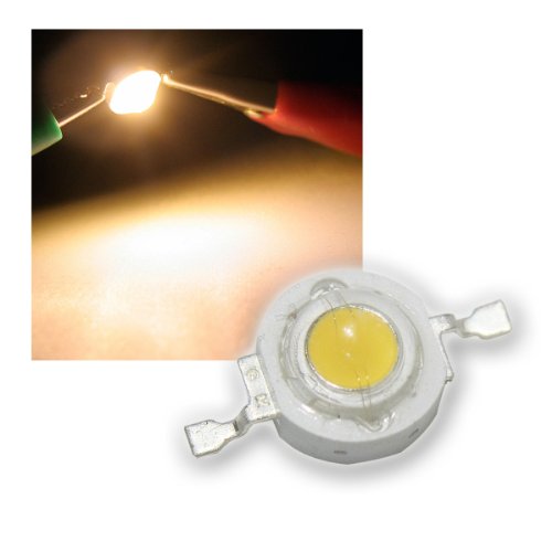 world-trading-net - 5er Set Highpower LED 1W warmweiß, Typ WTN-1W-90ww, superhell, ohne Platine, breiter Abstrahlwinkel world-trading-net - 5er Set Highpower LED 1W warmweiß, Typ WTN-1W-90ww, superhell, ohne Platine, breiter Abstrahlwinkel von world-trading-net