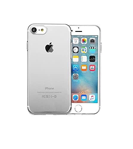 wortek [2 Stück] iPhone 6 Plus / 6S Plus Schutzhülle TPU Silikon, Hülle [Kameraschutz, Displayschutz] Case Ultra-Clear transparent (5,5 Zoll) von wortek