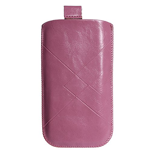 wortek Apple iPhone 6 4,7" Tasche Etui (Lasche mit Rückzugfunktion Ausziehhilfe) Rosa von wortek