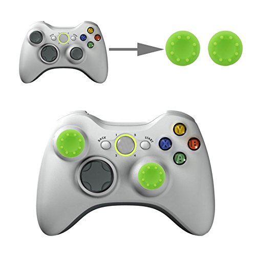 wortek Controller Aufsätze Thumb Grip Control Analog Stick Set Kappe Silikon PS2, PS3, PS4, Xbox, Xbox 360, Xbox One Grün wortek Controller Aufsätze Thumb Grip Control Analog Stick Set Kappe Silikon PS2, PS3, PS4, Xbox, Xbox 360, Xbox One Grün von wortek