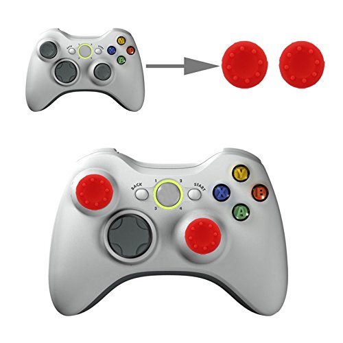 wortek Controller Aufsätze Thumb Grip Control Analog Stick Set Kappe Silikon PS2, PS3, PS4, Xbox, Xbox 360, Xbox One Rot wortek Controller Aufsätze Thumb Grip Control Analog Stick Set Kappe Silikon PS2, PS3, PS4, Xbox, Xbox 360, Xbox One Rot von wortek