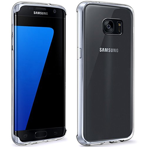 wortek Designer Crystal Hard - Case für Samsung Galaxy S7 Edge Schutz Hülle Hard Cover Tasche (transparent) von wortek
