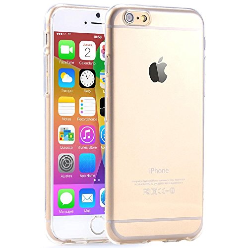 wortek Designer Crystal Hard Case kompatibel für Apple iPhone 6 Schutz Hülle Hard Cover Tasche (transparent) (iPhone 6-4,7 Zoll) (Nicht iPhone 6S) von wortek