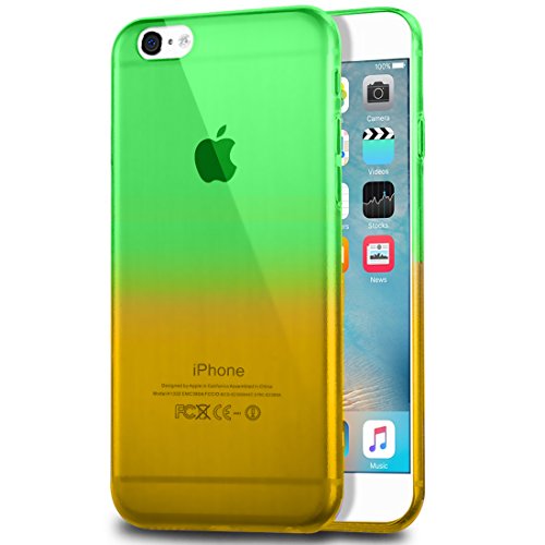 wortek Designer TPU Silikon - Case für iPhone 6 6S Schutz Hülle Farbverlauf Grün Gelb wortek Designer TPU Silikon - Case für iPhone 6 6S Schutz Hülle Farbverlauf Grün Gelb von wortek