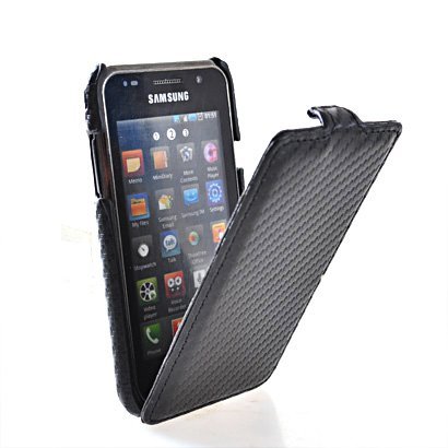 wortek Flip Case Samsung Galaxy S i9000 Tasche Schwarz von wortek