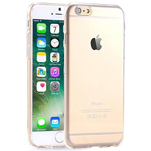 wortek Handy Hülle, kompatibel mit iPhone 6 / 6S, Designer TPU Silikon Case Schutz Hülle Transparent von wortek