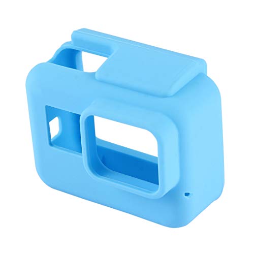 wortek Hülle, kompatibel mit GoPro Hero 5, Silikon Case mit Linsenschutz elastisches Gehäuse Zubehör für Action Cam in Blau wortek Hülle, kompatibel mit GoPro Hero 5, Silikon Case mit Linsenschutz elastisches Gehäuse Zubehör für Action Cam in Blau von wortek