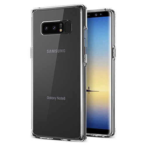 wortek Hülle für Samsung Galaxy Note 8 TPU Silikon Case Transparent Handyhülle Cover Ultra klar von wortek