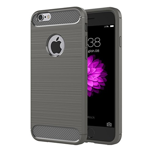 wortek Hülle für iPhone 6 / 6S Brushed Carbondesign TPU Silikon Handyhülle in Grau wortek Hülle für iPhone 6 / 6S Brushed Carbondesign TPU Silikon Handyhülle in Grau von wortek