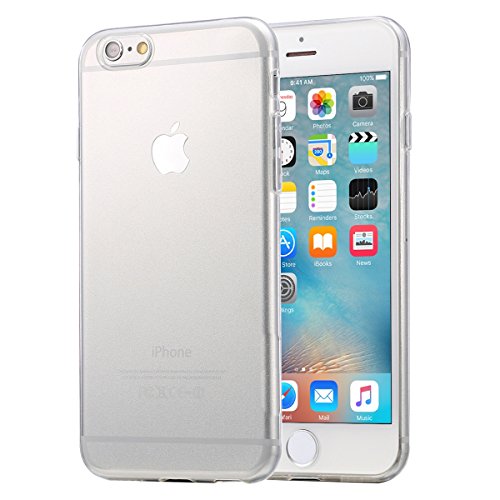 wortek Hülle kompatibel mit iPhone 6 Plus / 6S Plus Schutzhülle Transparent TPU Case Liquid Crystal Ultra Slim Cover Durchsichtig Schlank Bumper klar [Camera-Protection] von wortek