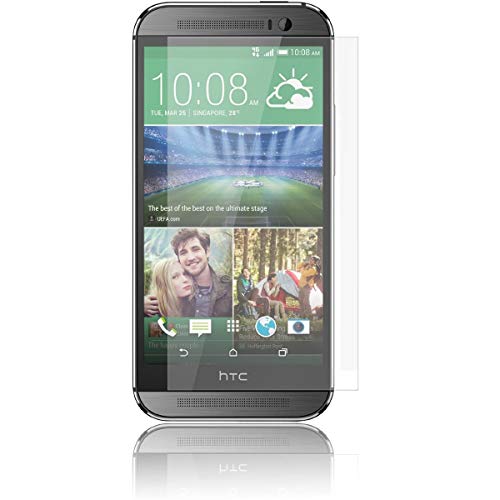 wortek Premium Schutzfolie HTC One M8 9H Schutzglas Echt Display Glas 0,3mm dünn von wortek