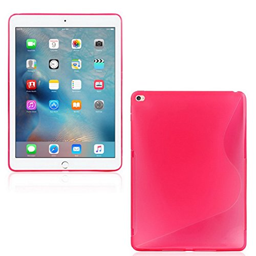 wortek Silikon TPU Schutzhülle Apple iPad Air 2 S-Line Pink von wortek