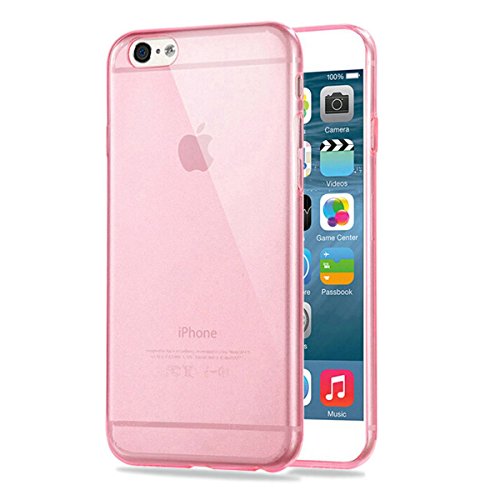 wortek TPU Silikon - Case kompatibel mit iPhone 6 Plus / 6S Plus Schutz Hülle Pink von wortek