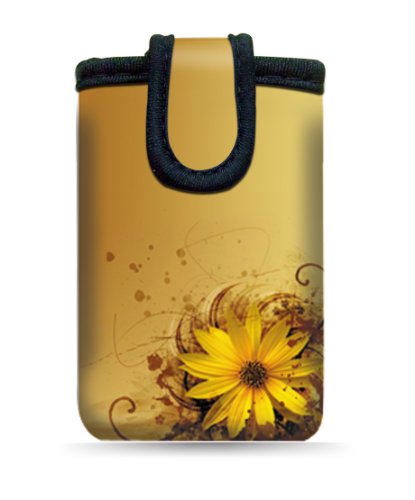 wortek Universal Designer Handy Smartphone Tasche aus Neopren für Diverse Smartphones bis zu 4,3" - Blume Gelb wortek Universal Designer Handy Smartphone Tasche aus Neopren für Diverse Smartphones bis zu 4,3" - Blume Gelb von wortek