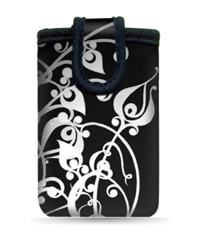 wortek Universal Designer Handy Smartphone Tasche aus Neopren für Diverse Smartphones bis zu 4,3" - Ranke Schwarz Weiß 3 wortek Universal Designer Handy Smartphone Tasche aus Neopren für Diverse Smartphones bis zu 4,3" - Ranke Schwarz Weiß 3 von wortek