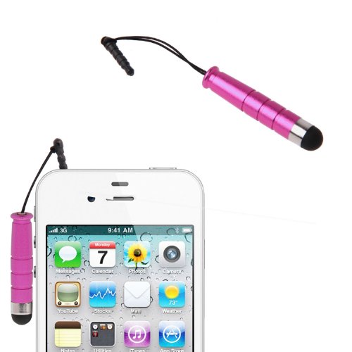 wortek Universal Mini Stylus Touch Pen Eingabestift für kapazitive Displays Pink von wortek