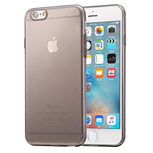 wortek iPhone 6 Plus / 6S Plus Hülle Ultra-Slim Silikon Schutzhülle Tasche TPU für Apple iPhone 6 Plus / 6S Plus Schwarz von wortek