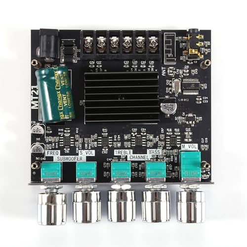 Audioverstärker -Karte - 2.1 Kanalverstärker Modul | 100W -Subwoofer, Aux -Eingang, tragbarer drahtloser Audeo -Empfänger für Store Home Theater Redner Audioverstärker -Karte - 2.1 Kanalverstärker Modul | 100W -Subwoofer, Aux -Eingang, tragbarer drahtloser Audeo -Empfänger für Store Home Theater Redner von wqibq