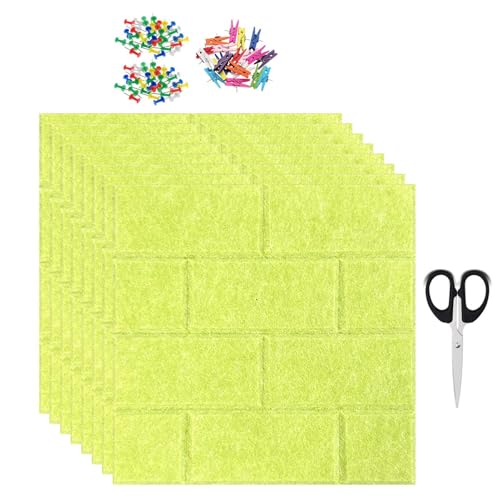 wqibq Pinnwände | Filz-Pinnwände an der Wand - Multifunktionale Selbstklebende Dekoration Für Post, Kalender, Notizen & Bilder von wqibq