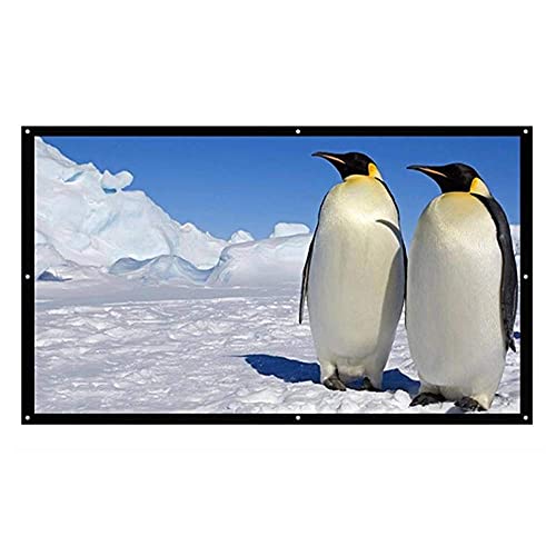 Projektor-Leinwand 4:3 HD Faltbare Filmleinwand für Heimkino, Kino, Innen- und Außenbereich, knitterfreier HD-Bildschirm (Farbe: Weiß, Größe: 84 Zoll) (Weiß 72 Zoll) von wsdhswhdhsdsds