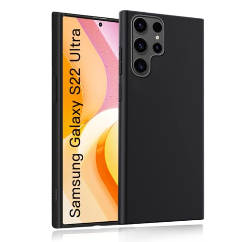 wsiiroon Handyhülle für Samsung Galaxy S22 Ultra 5G Hülle, Stoßfest Kratzfest, Fingerabdruck, Anti-Rutsch Fallschutz Schutzhülle, Anti-Öl, Unterstützt kabelloses Laden für S22 Ultra Case (Schwarz) wsiiroon Handyhülle für Samsung Galaxy S22 Ultra 5G Hülle, Stoßfest Kratzfest, Fingerabdruck, Anti-Rutsch Fallschutz Schutzhülle, Anti-Öl, Unterstützt kabelloses Laden für S22 Ultra Case (Schwarz) von wsiiroon