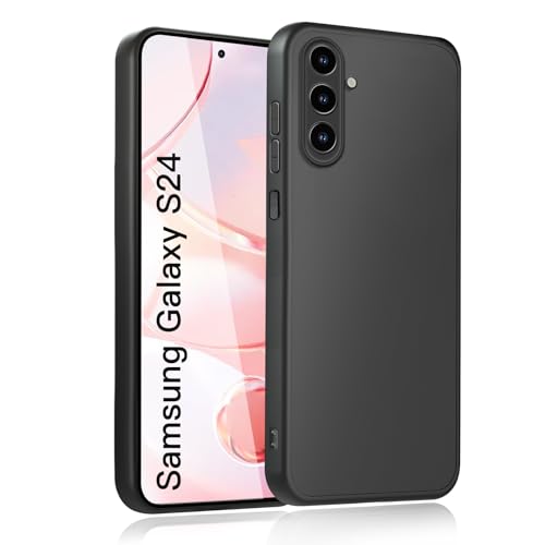 wsiiroon Handyhülle für Samsung Galaxy S24 Hülle, Stoßfest Kratzfest, Anti-Fingerabdruck, Anti-Rutsch Fallschutz Schutzhülle, Anti-Öl, Unterstützt kabelloses Laden für Samsung S24 Case (Schwarz) wsiiroon Handyhülle für Samsung Galaxy S24 Hülle, Stoßfest Kratzfest, Anti-Fingerabdruck, Anti-Rutsch Fallschutz Schutzhülle, Anti-Öl, Unterstützt kabelloses Laden für Samsung S24 Case (Schwarz) von wsiiroon