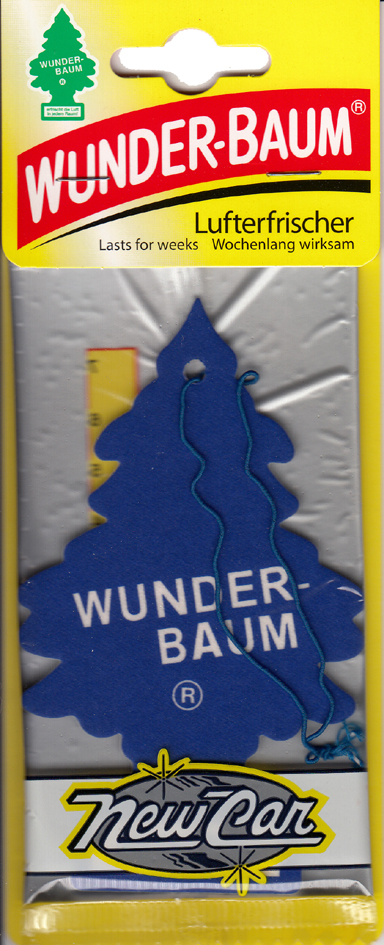 Wunderbaum Lufterfrischer, Duft: New Car Wunderbaum Lufterfrischer, Duft: New Car von wunderbaum