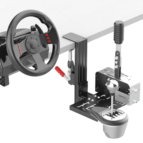 Universal Schreibtisch Halterung Für Racing Sim Shifter Handbremse Kompatibel mit Logitech G Driving Force Shifter, Thrustmaster TH8A Shifter&TSS Handbremse, Fanatec ClubSport Shifter, USB Handbremse Universal Schreibtisch Halterung Für Racing Sim Shifter Handbremse Kompatibel mit Logitech G Driving Force Shifter, Thrustmaster TH8A Shifter&TSS Handbremse, Fanatec ClubSport Shifter, USB Handbremse von wuutyty