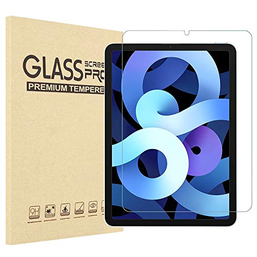 wuwive [1 Stück] iPad Air 5 Schutzfolie,DisplaySchutzfolie für iPad Air 2022 screen protector (2022 iPad Air 5 Gen,2020 iPad Air 4. Generation,10,9 Zoll) von wuwive