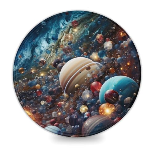wuzihanptpt Computer Mauspad buntes Universum Mini Mauspads 20 x 20 cm Schreibtischunterlage wasserdichte Stoffoberfläche und rutschfeste Gummiunterseite wuzihanptpt Computer Mauspad buntes Universum Mini Mauspads 20 x 20 cm Schreibtischunterlage wasserdichte Stoffoberfläche und rutschfeste Gummiunterseite von wuzihanptpt