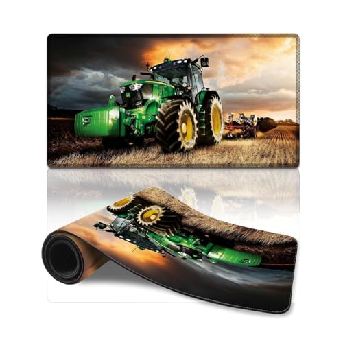 wuzihanptpt ComputerMauspad Landwirtschaftswerkzeuge Traktoren ComputerTastaturMauspad 40 x 75 cm große Schreibtischunterlage für Tastatur Computer PC Gamer Schreibtisch Büro von wuzihanptpt