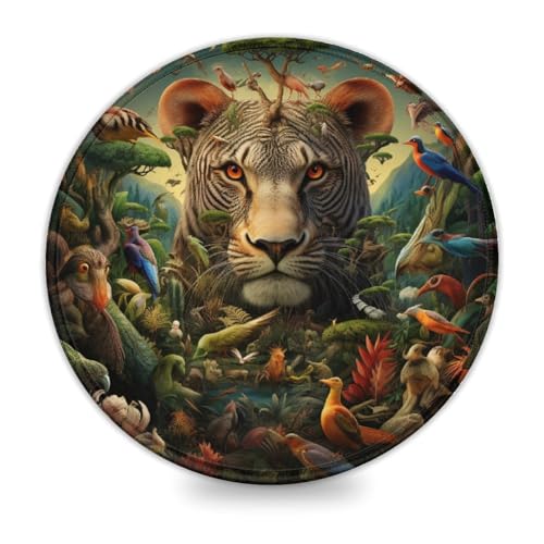 wuzihanptpt Mauspad Schreibtischunterlage Tierwelt Mini Mauspads 20 x 20 cm Schreibtischunterlage mit genähtem Rand Computer Schreibtischzubehör rutschfeste Unterseite wuzihanptpt Mauspad Schreibtischunterlage Tierwelt Mini Mauspads 20 x 20 cm Schreibtischunterlage mit genähtem Rand Computer Schreibtischzubehör rutschfeste Unterseite von wuzihanptpt