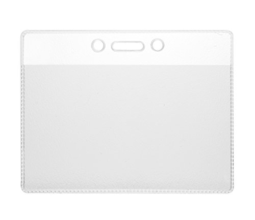 10 x Karteo® Ausweishüllen | Kartenhüllen | Ausweishalter | Kartenhalter | Vinyl | horizontal | für Karten Ausweise Dienstausweise von www.karteo.de