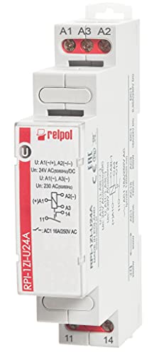 Elektromagnetische Relais 120A 1Z 16A 24VAC/DC oder 230VAC AgSnO2 RPI-1ZI-U24A 863377 Elektromagnetische Relais 120A 1Z 16A 24VAC/DC oder 230VAC AgSnO2 RPI-1ZI-U24A 863377 von RELPOL